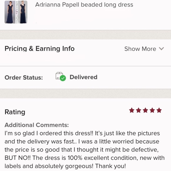 Adrianna Papell beaded cap sleeves long dress - Picture 6 of 13